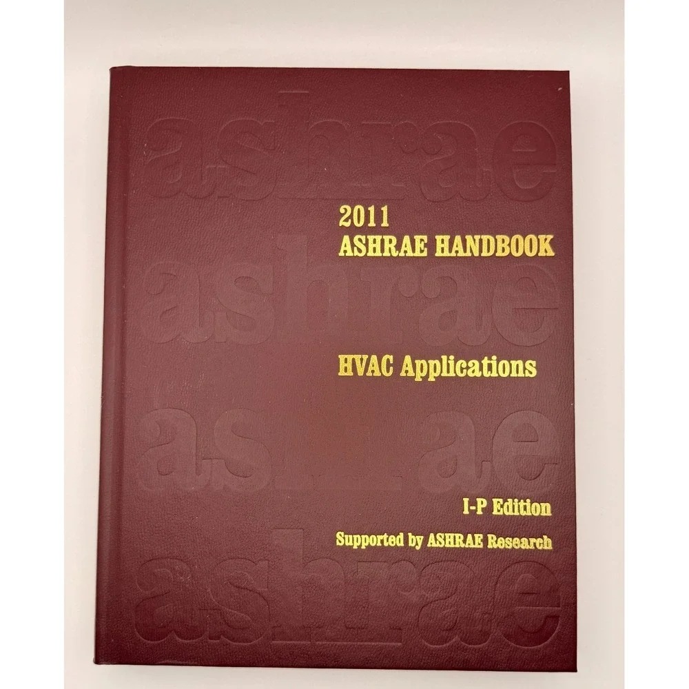 2011 ASHRAE Handbook HVAC Applications I-P Edition Hardcover w/CD 1936504065